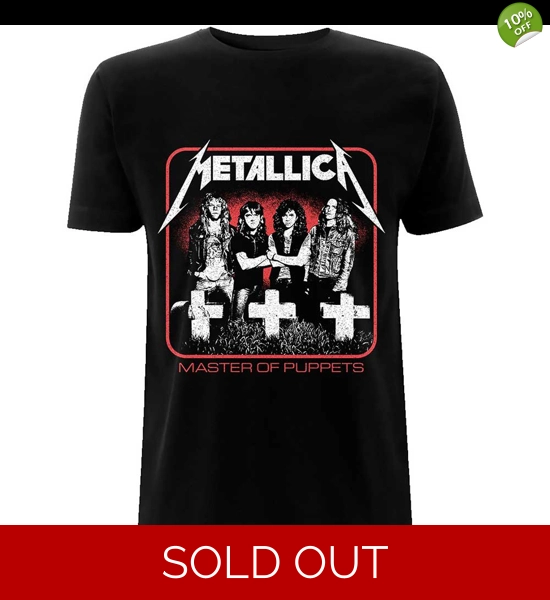 Metallica - Vintage Master Of Puppets Photo T-Shirt